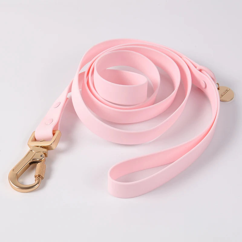 Custom PVC Dog Collar Leash with Logo | MOQ 5 Stock