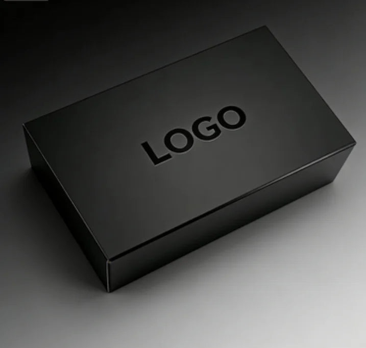 Custom Luxury Black Folding File Box: Degradable Corrugated Board, Magnetic Closure, Embossing