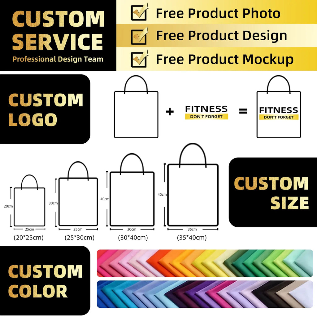 Custom Canvas Tote Bags with Logo | Eco Friendly MOQ 50