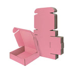 Custom Pink Corrugated Boxes: 1,000 MOQ, 30-Day Lead, Matt Lamination | Embossing Shipping Packaging