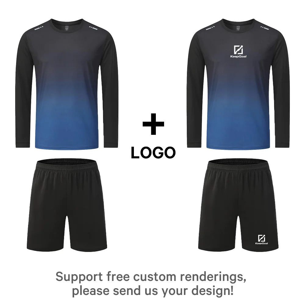 Custom Men's 2-Piece Polyester Tracksuit: Screen Print Logo, Quick-Dry, Gym & Running Activewear