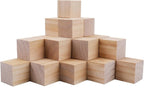 Custom 2-Inch Pine Wooden Cubes | Engraving Available | 500-Piece MOQ