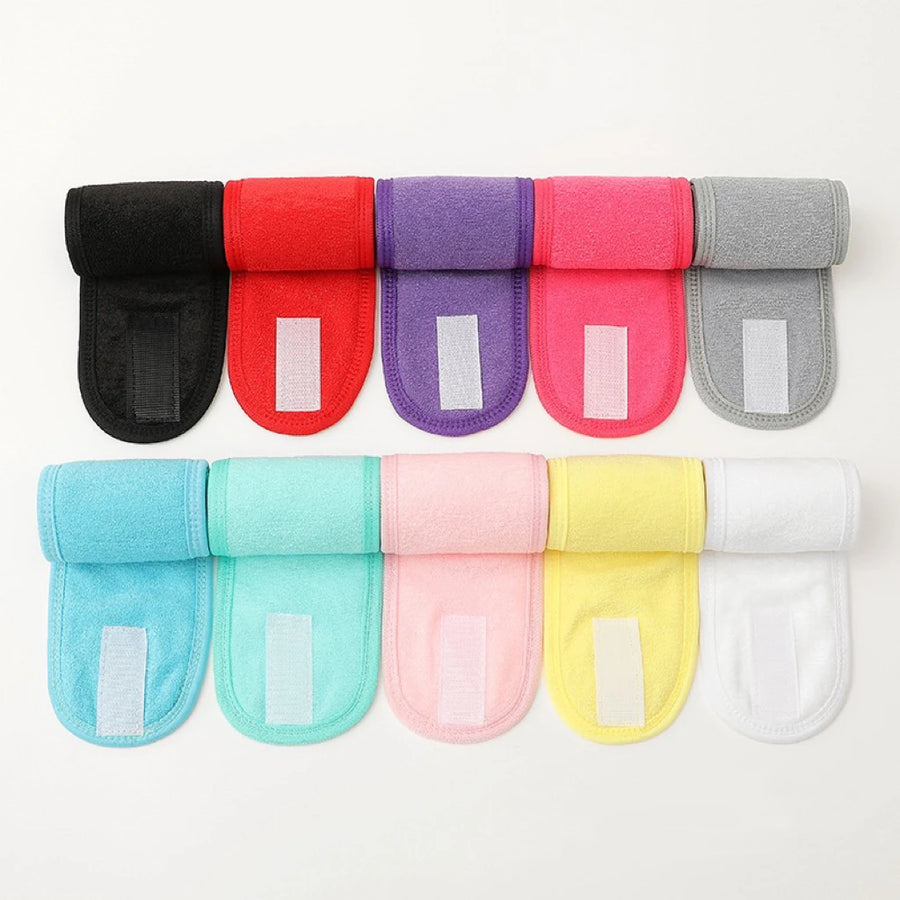 Custom Microfiber Spa Headband for Face Washing & Skincare | Wholesale Bulk