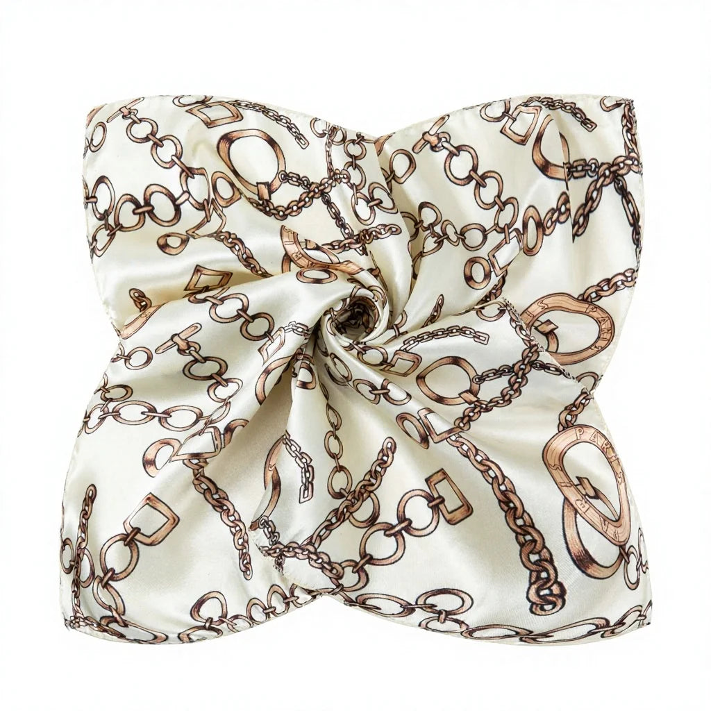 Personalized Silk Satin Scarves | 2-Piece MOQ & 3-7 Day Lead Time | 46 Colors | OEM Manufacture