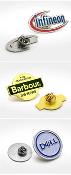 Custom Metal Lapel Pins with Logo | Wholesale Badges MOQ 100