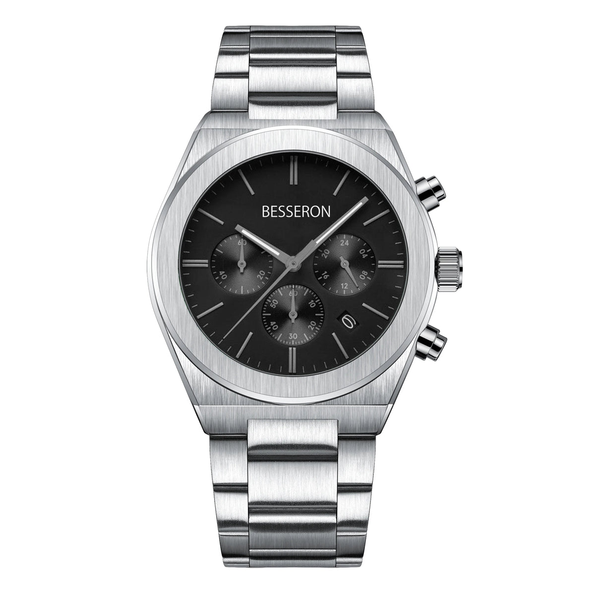 Custom Stainless Steel Chronograph Watch | 100 MOQ | 5BAR