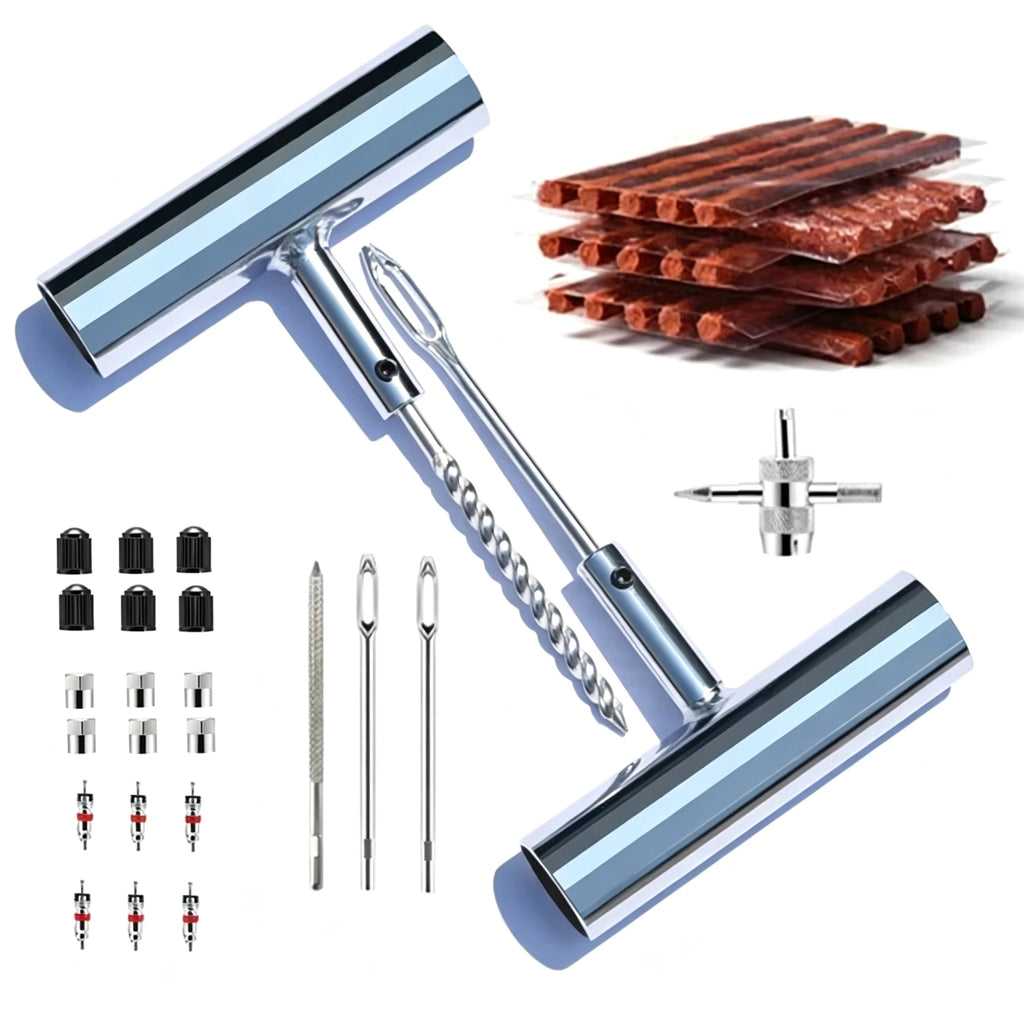 58Pcs Tire Repair Tool Kit with Case | MOQ 1 pc