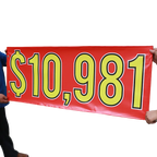 Custom Outdoor Flags: 1 MOQ, 3-Day Lead, 65-250gsm Polyester | Advertising Banners with Grommets