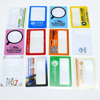 Custom PVC Credit Card Magnifier with Logo | 55mm Lens | 1000pcs MOQ for Promotional Gifts | Wallet-Sized Business Card Magnifier Bulk