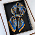 Square Silk Scarf | Digital Print | Custom Logo | 100 MOQ | Women's Fashion