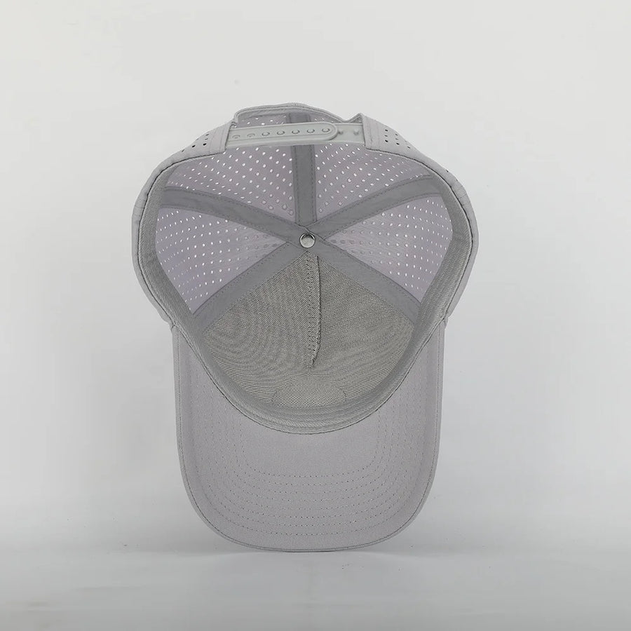 Custom 5-Panel Performance Hats | Laser Cut Ventilation & Waterproof | 50-Piece MOQ | Sports Team