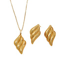 Custom 18K Gold Plated Stainless Steel Jewelry Set | MOQ 2