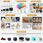 Custom Logo Scented Candles for Wedding Party | 500 MOQ