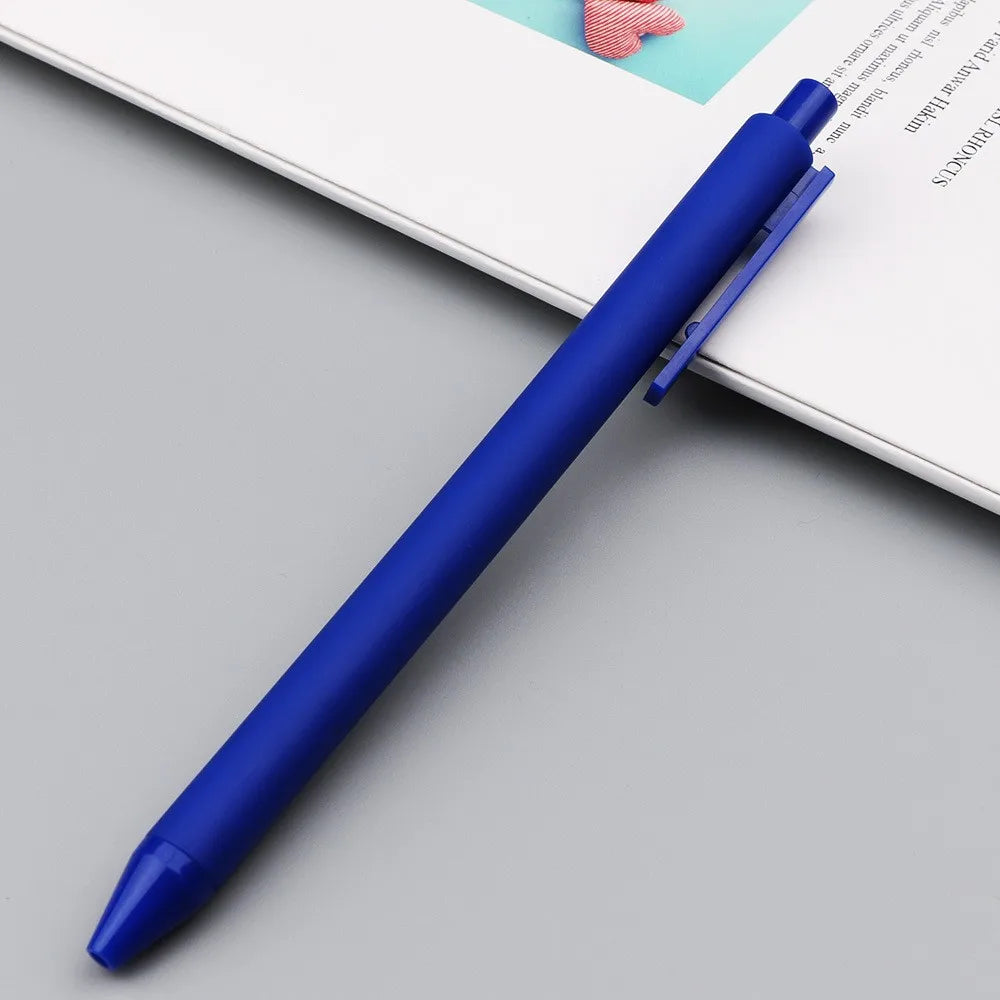 Custom Rubber Coated Pens with Logo | 100 MOQ, Silk Screen Printing, Bulk Promotional