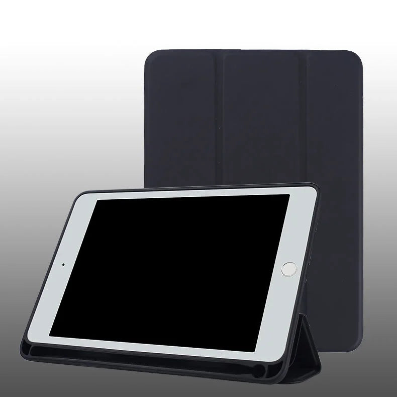 Pu Leather Shockproof Smart Cover Tablet Case – iPad Covers with Pencil Holder for iPad Pro 12.9 & More