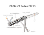 Custom Stainless Steel Multi-Tool Pocket Knife | Camping Survival