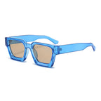 Custom Logo UV400 Rectangle Sunglasses | PC Frame 100 MOQ Private Label