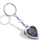 Custom Zinc Alloy Photo Keychain 100pcs MOQ | Silk Screen 7 Colors | Interchangeable Picture Frame