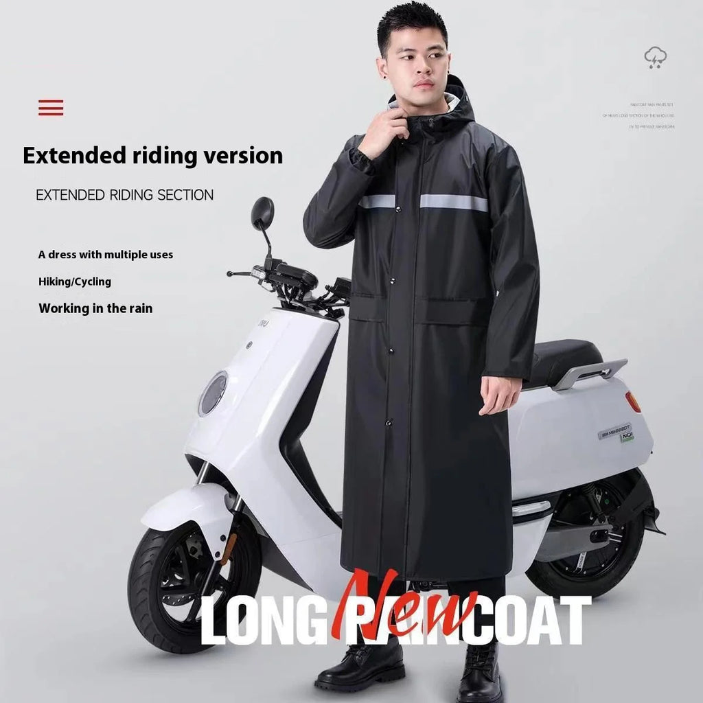 Custom Reflective Motorcycle Raincoat | 500 Pcs MOQ Heavy-Duty Oxford Cloth