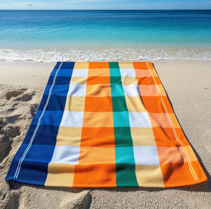 Custom Microfiber Beach Towels: 50 MOQ, 7-Day Lead, Quick-Dry | Sand-Free Personalized Towels