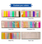 Custom Clear PVC Gift Bags: Button Closure, Full Color Print, Super Clear & Reusable