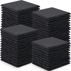 LFGB Certified Slate Coasters 4x4 | Custom Logo | Natural Stone | Bulk