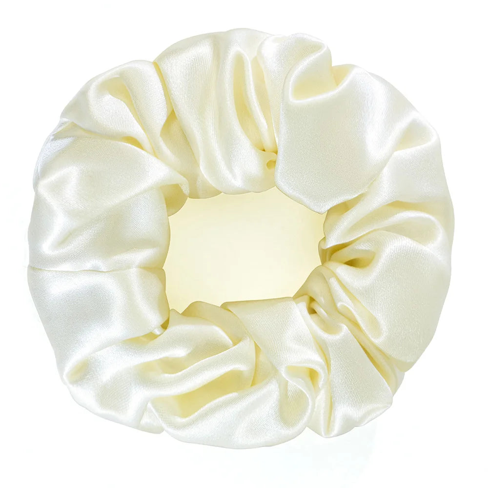 Custom Silk Scrunchies with Logo | Bulk MOQ 2 Pcs
