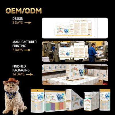 OEM Cat Lollipop Treats Wholesale | ISO FDA Certified Pet Snacks