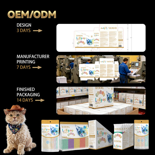 OEM Cat Lollipop Treats Wholesale | ISO FDA Certified Pet Snacks
