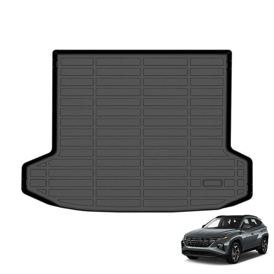 Hyundai Tucson Plug-In Hybrid 2022-2024 Custom Fit All-Weather TPE Trunk Mat