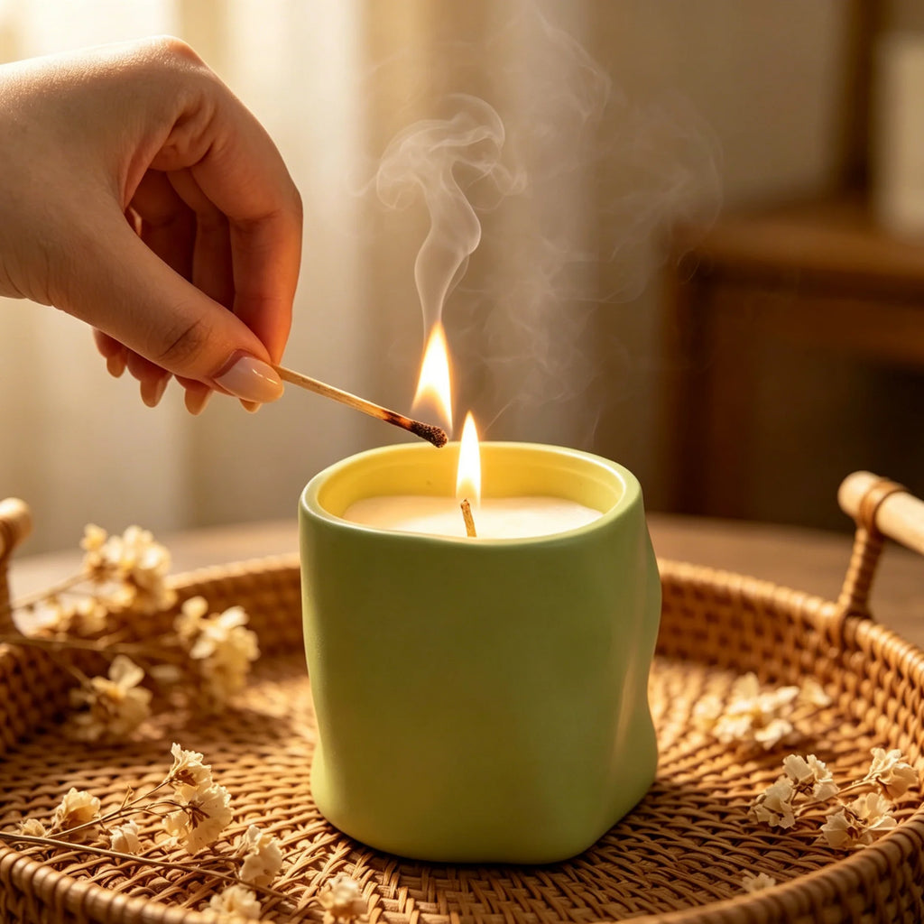 Custom Ceramic Candle Jars with Logo | 12-Piece MOQ for Corporate Gift Programs