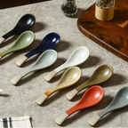 Custom Porcelain Spoons: 30mL, 3mm, BSCI/FDA | Japandi Tableware for Restaurants & Hotels