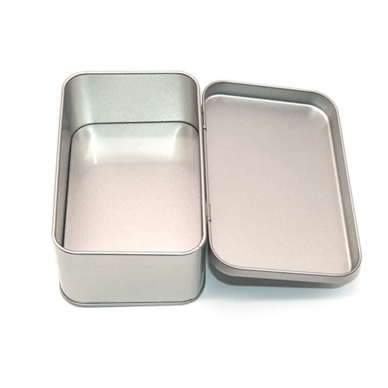 Custom Tinplate Boxes | 1,000 Pcs MOQ, Hinged Lid | Food-Grade