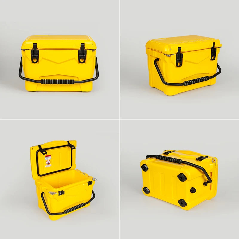Custom 20QT Rotomolded Cooler: LLDPE, 3-5 Day Ice, Food-Grade PE | Camping Ice Box