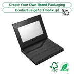 Custom Rigid Magnetic Box with Matte Black Finish | Luxury Packaging OEM Wholesale