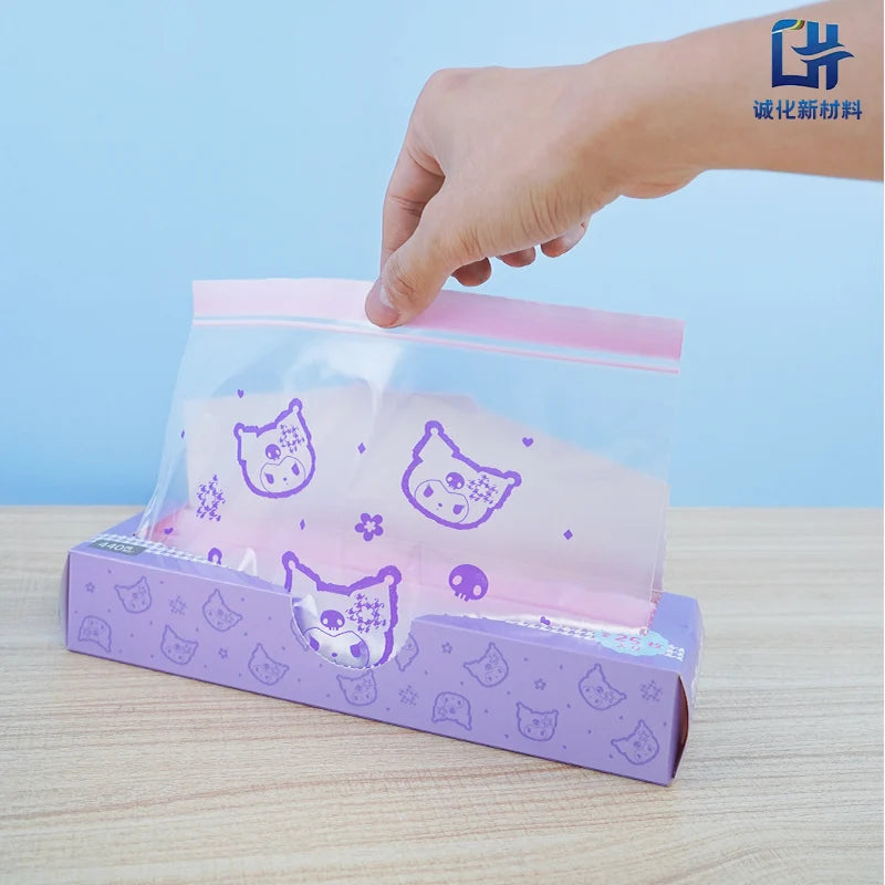 Custom LDPE Double Zipper Food Storage Bags