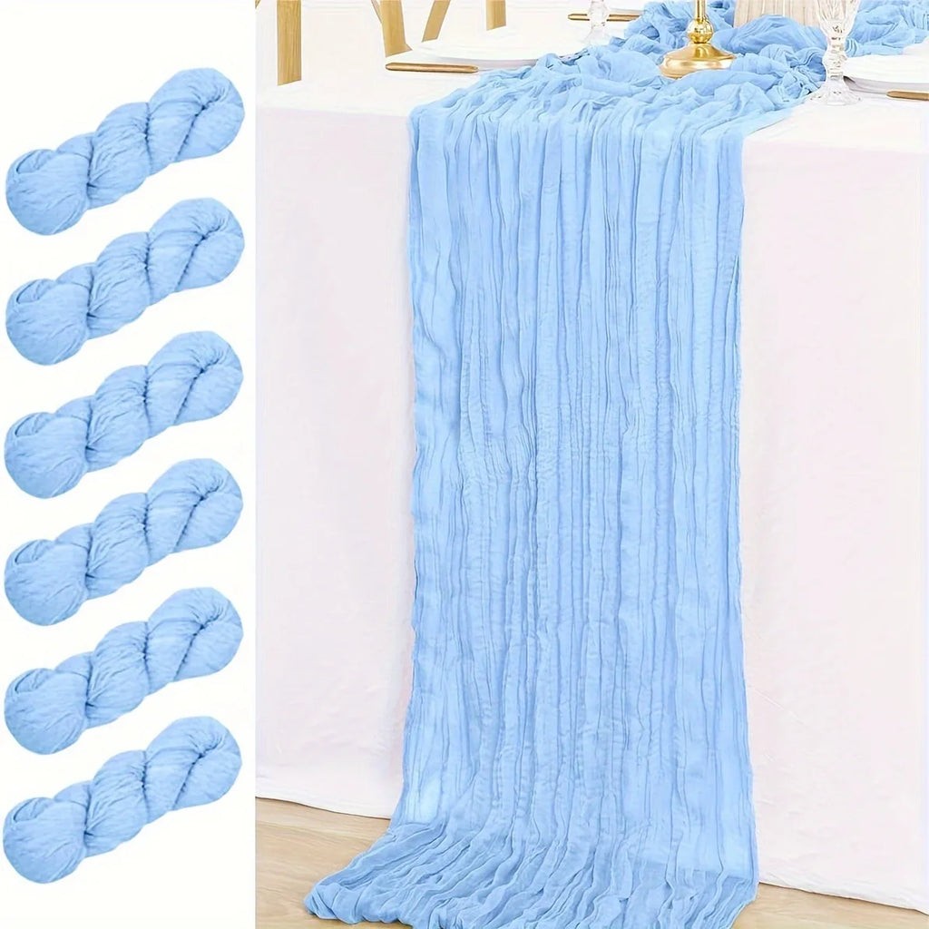 Cheesecloth Table Runners | OEKO-TEX | MOQ 1 | Luxury