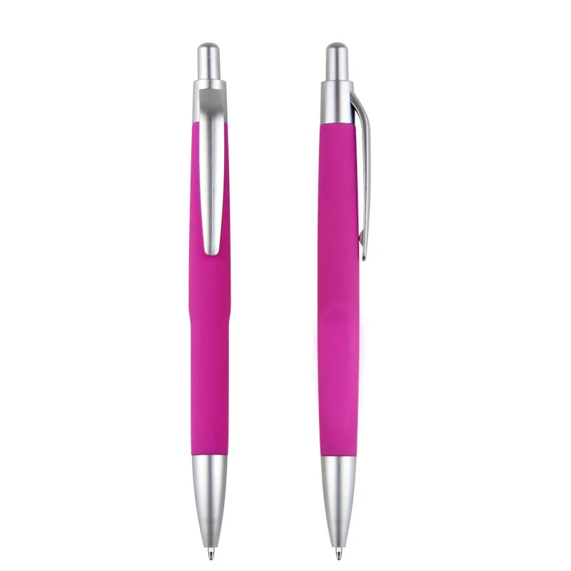 Custom Rubber Coated Pen 1.0mm | Orange Promotional Pen | 50pc MOQ