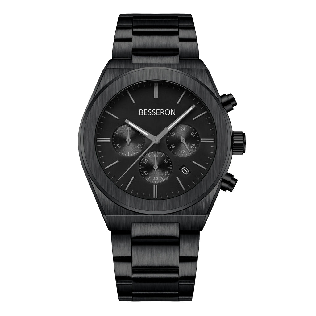 Custom Stainless Steel Chronograph Watch | 100 MOQ | 5BAR