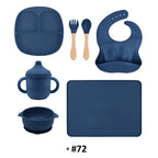 Custom Food Grade Silicone Baby Feeding Set | 100 Set MOQ | LFGB Certified