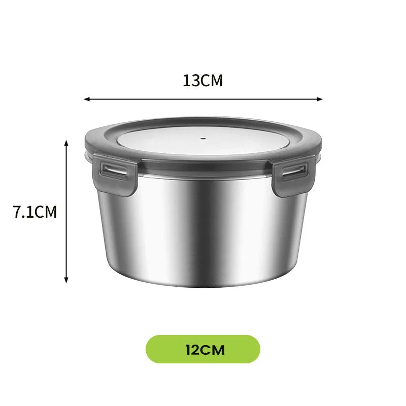 304/316 Stainless Steel Food Storage Container | 100 MOQ | Leak-Proof