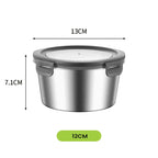 304/316 Stainless Steel Food Storage Container | 100 MOQ | Leak-Proof