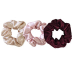 Custom Silk Scrunchies with Logo | Bulk MOQ 2 Pcs