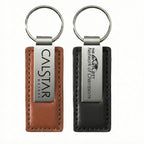 Custom Genuine Leather Keychain with Logo | 10-Piece MOQ