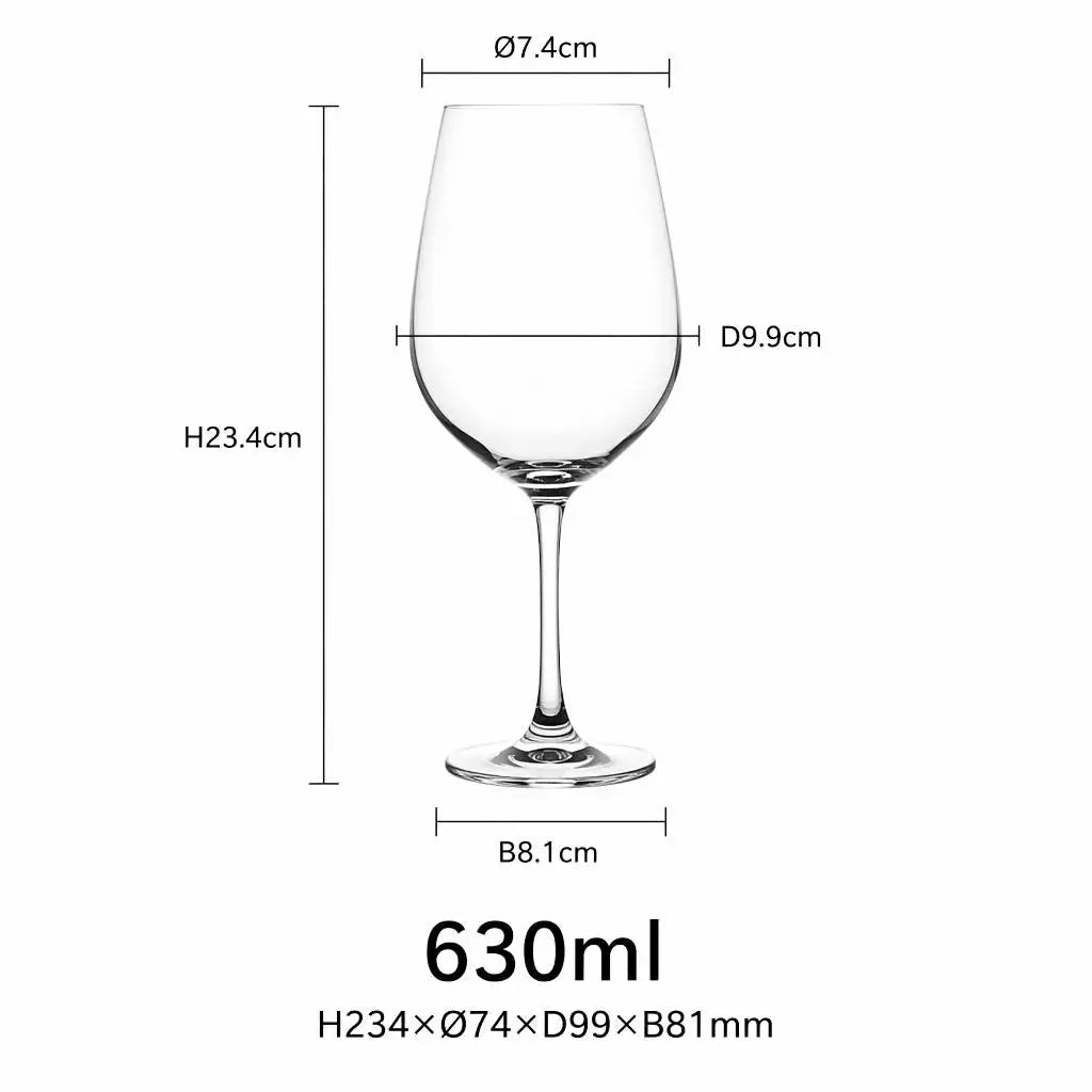 Vintage Crystal Wine Glasses: 500 MOQ, 14-Day Lead, LFGB Certified | Custom 500-1000ml Goblets
