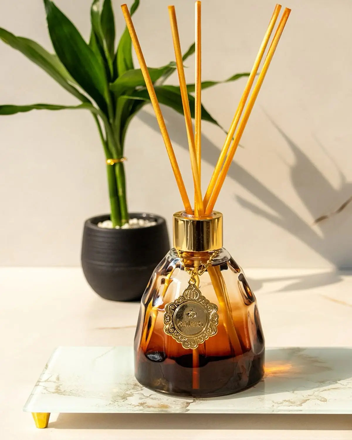 Custom Logo Glass Reed Diffuser | Corporate Gift MOQ 100