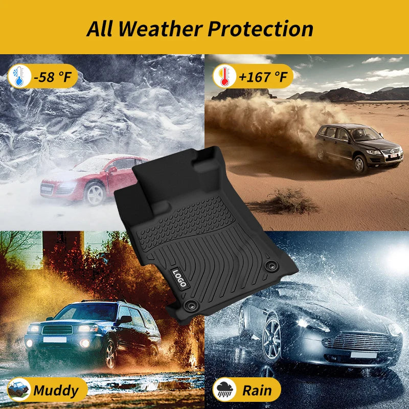 Custom Fit All Weather 3D TPE Floor Mats for Suzuki Dzire