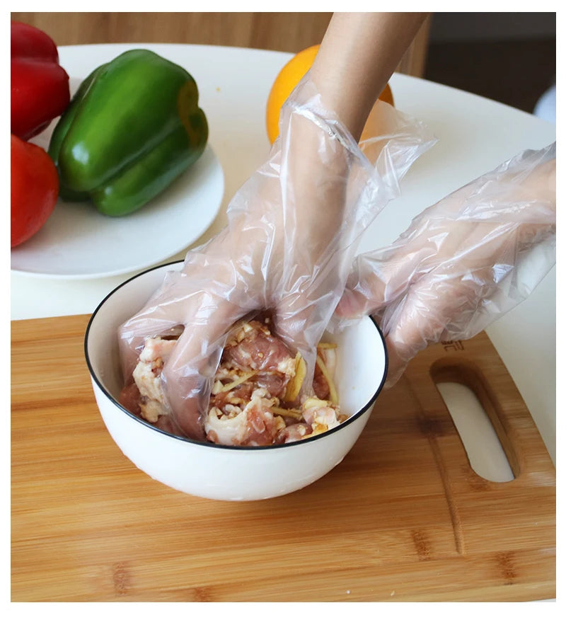 Custom Food-Grade PE Disposable Gloves | 31-Day Lead Time, Individually Wrapped | Bulk Food Service