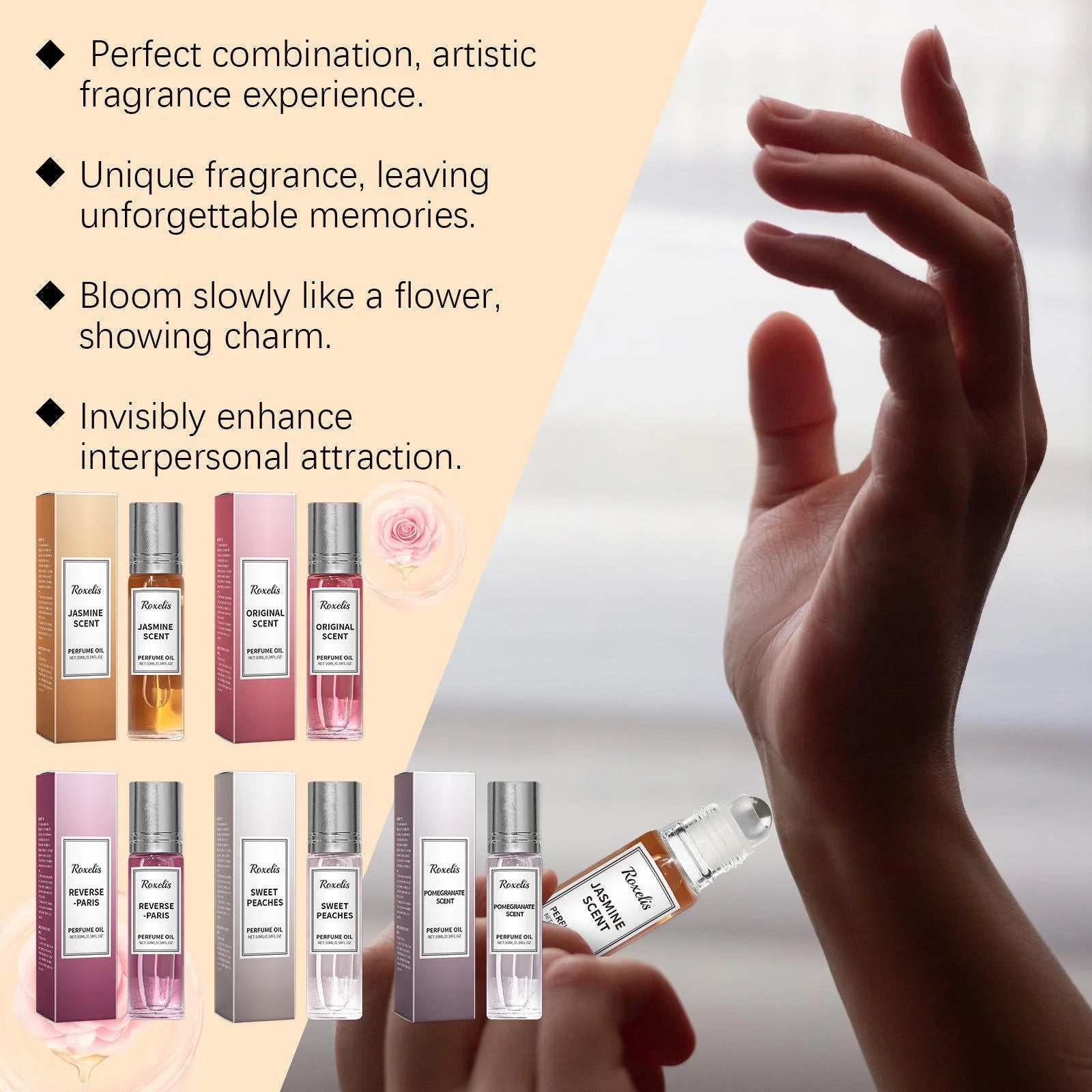 Custom 10ml Floral Eau De Toilette 5 MOQ | Eco-Friendly Portable Fragrance