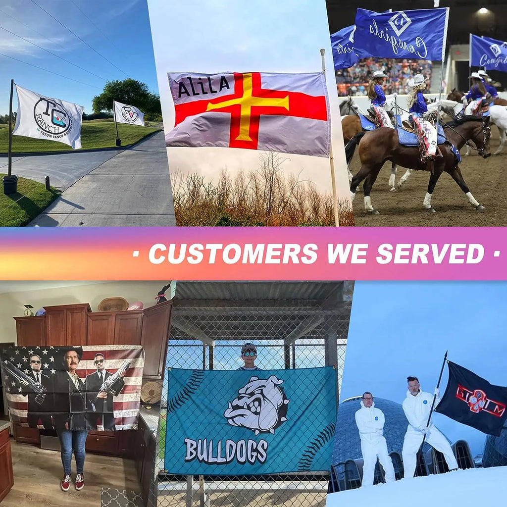Wholesale Double-Sided Flags 90x150cm | Custom National Flags | 10-Day Lead Time | Factory Direct